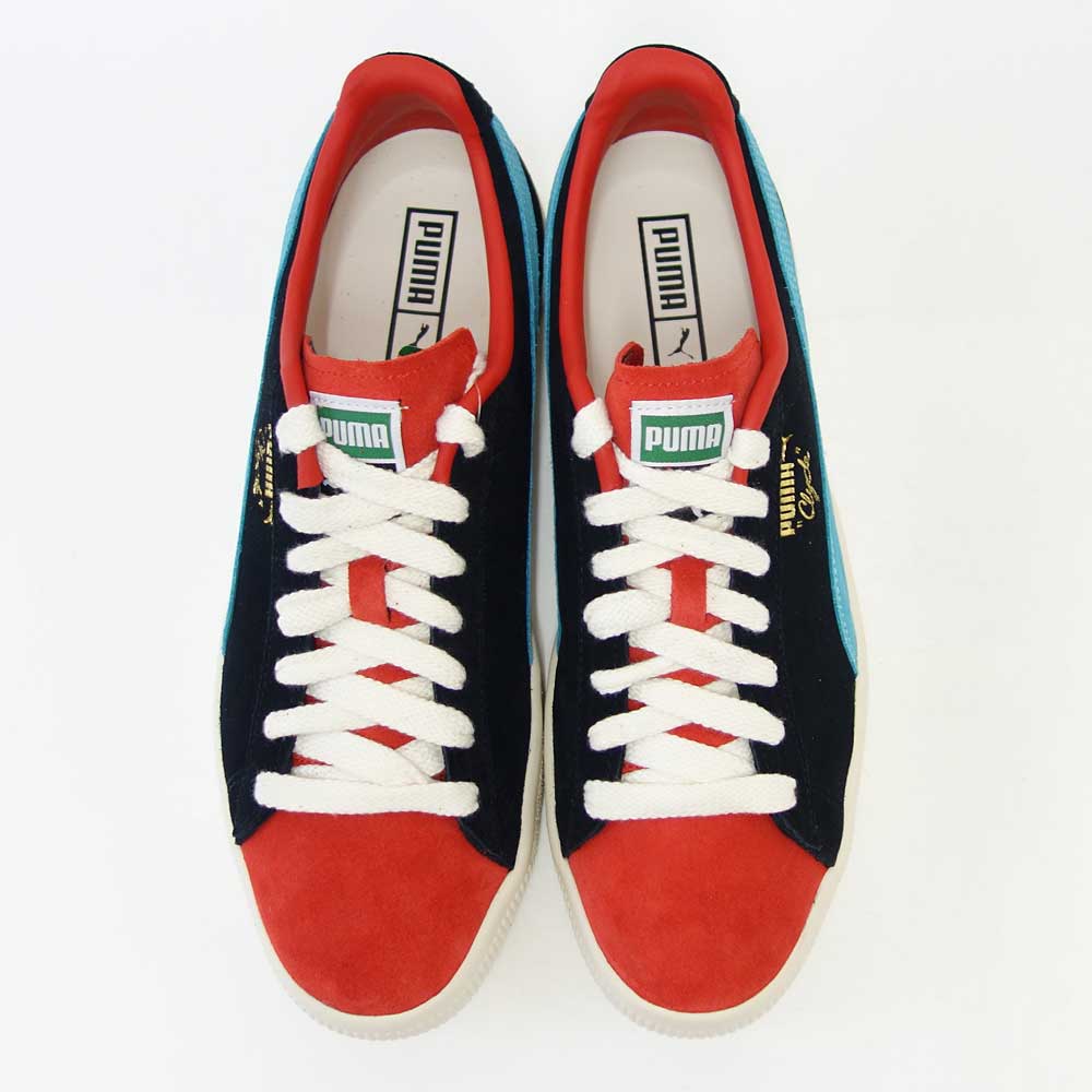 プーマ PUMA クライド OG 39196204 puma black-for all time red(メンズ)スエードレザー ローカット スニーカー「靴」