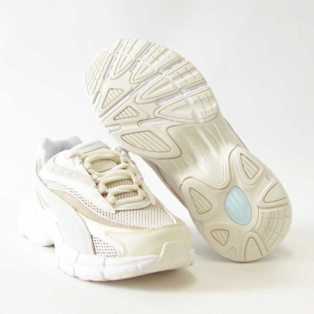 プーマ PUMA テバリス NITRO ヴォルテックス 39259301 Alpine snow / Warm White(レディース) ローカット シューズ ウォーキング スニーカー「靴」