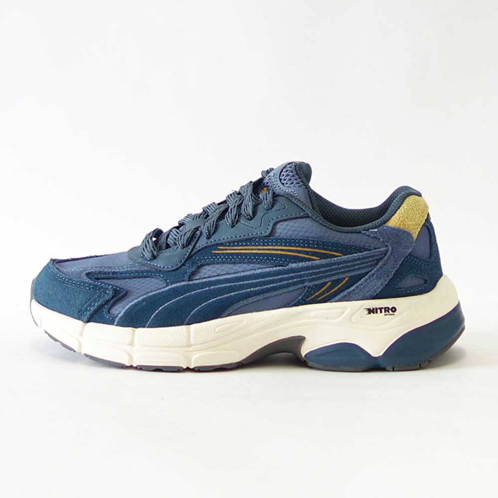 プーマ PUMA テバリス NITRO キャニオン 39291202 Inky Blue / Dark Night(ユニセックス) ローカット シューズ ウォーキング スニーカー「靴」