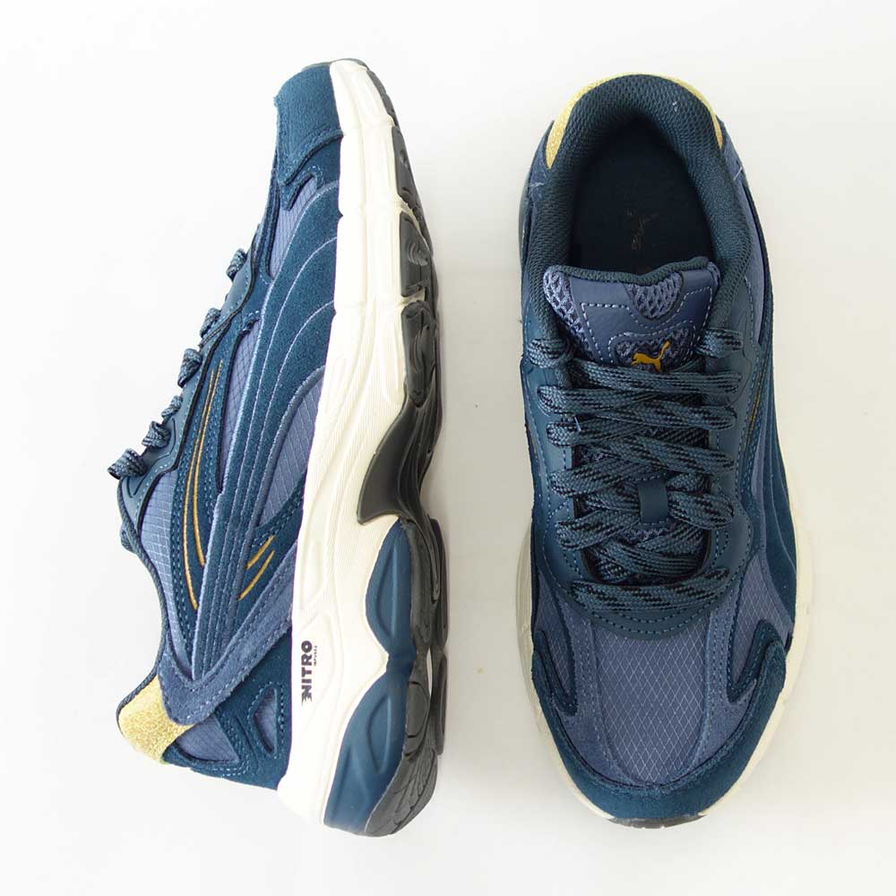 プーマ PUMA テバリス NITRO キャニオン 39291202 Inky Blue / Dark Night(ユニセックス) ローカット シューズ ウォーキング スニーカー「靴」