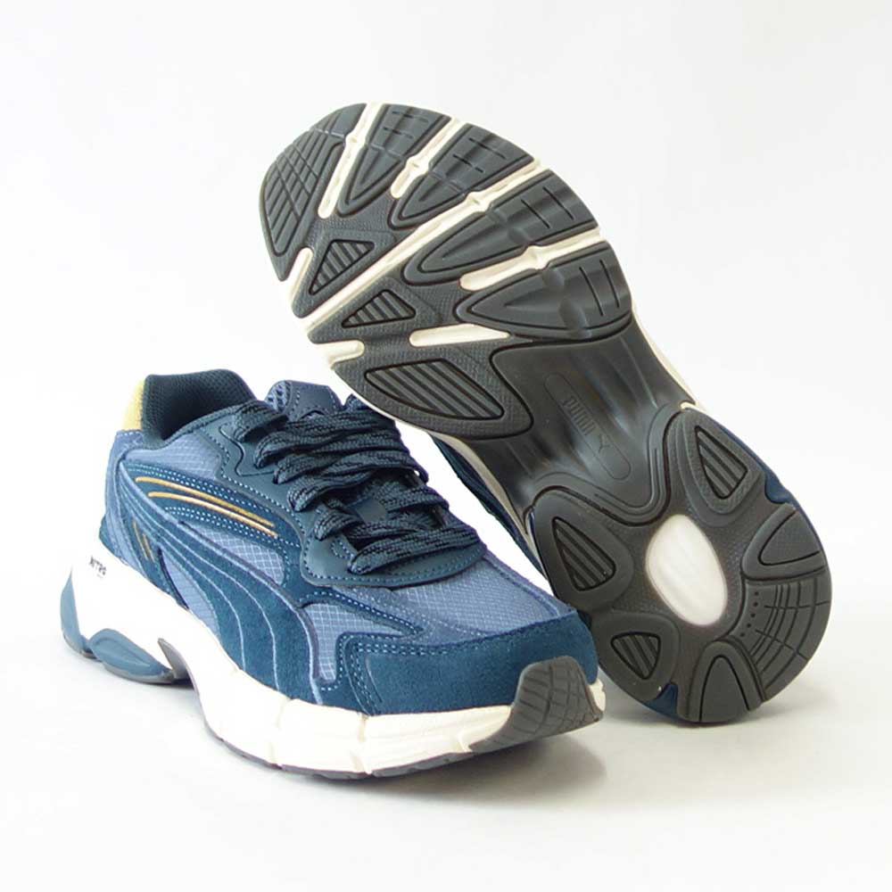 プーマ PUMA テバリス NITRO キャニオン 39291202 Inky Blue / Dark Night(ユニセックス) ローカット シューズ ウォーキング スニーカー「靴」
