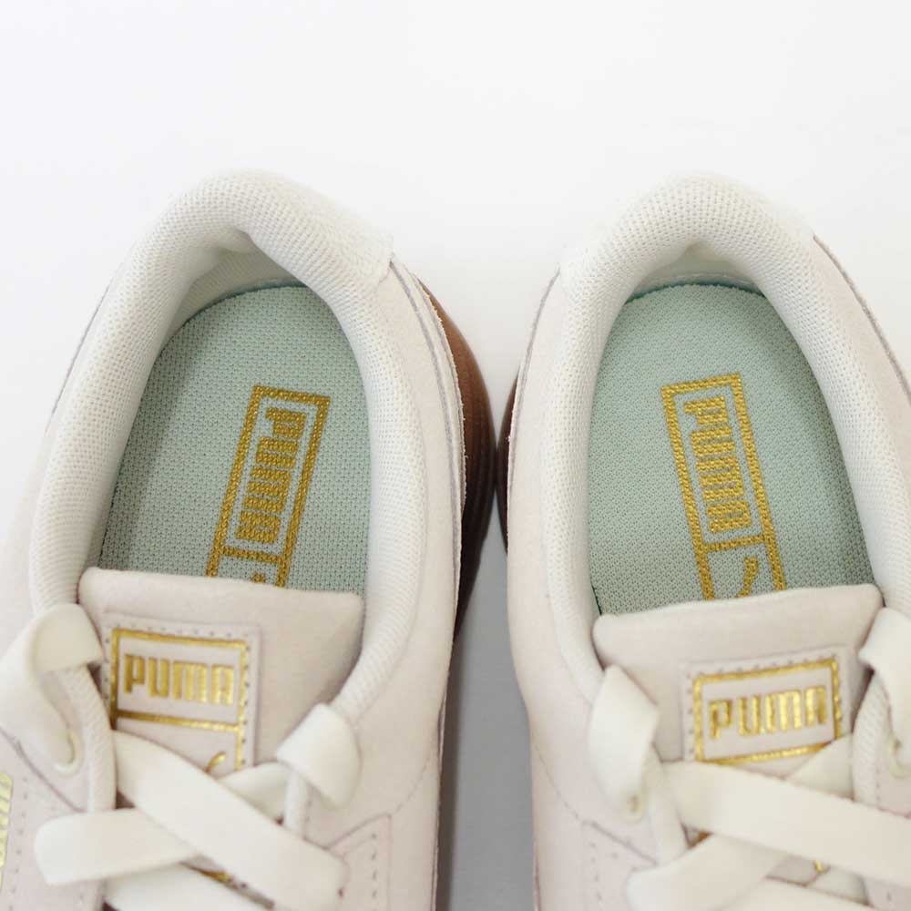 プーマPUMAメイズスタックソフトウィンターウィメンズ39306501WarmWhite(レディース)スエードレザー厚底ローカットシューズ「靴」