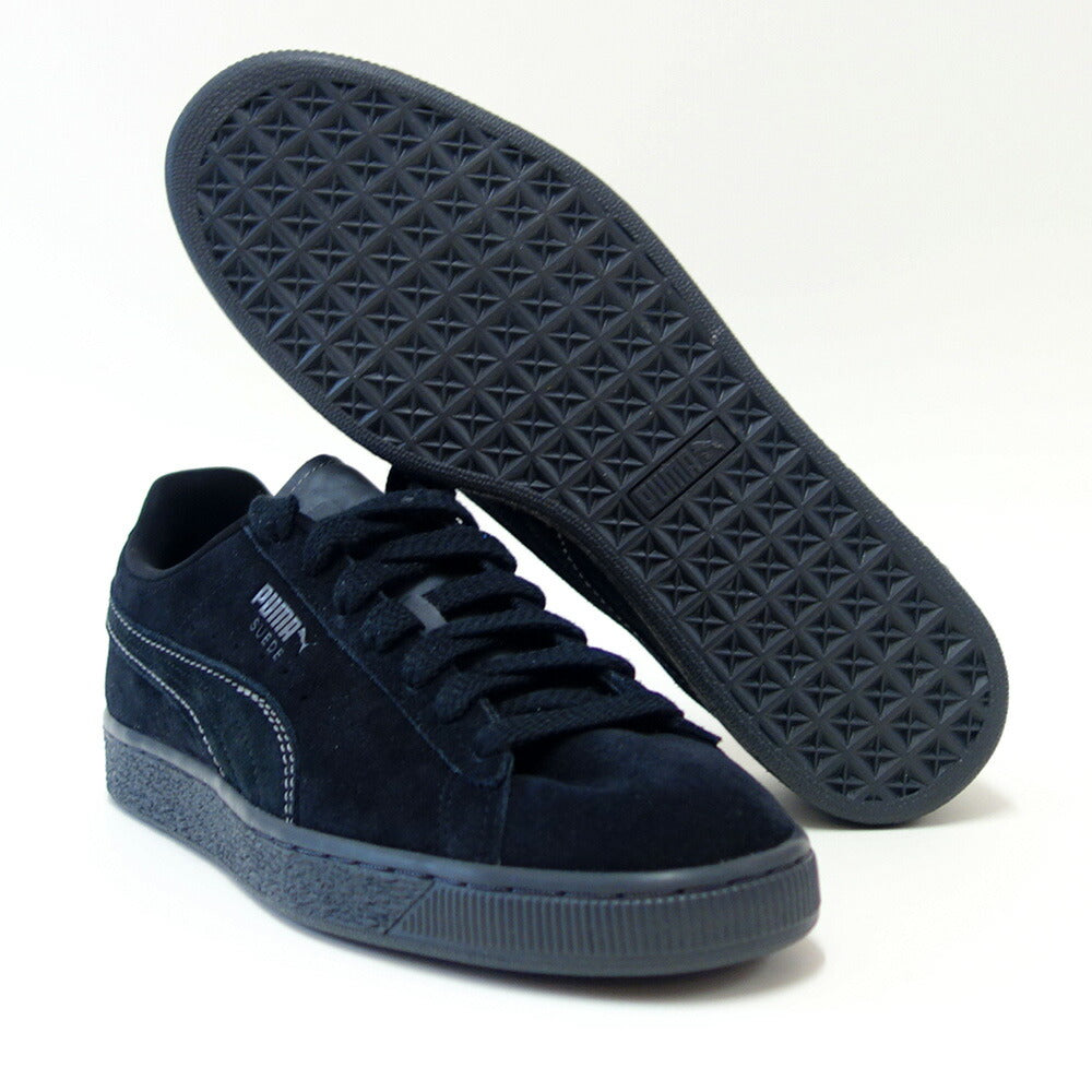プーマPUMAスウェードLUXTHE39573602FeatherGray/SilverMist(メンズ)スエードレザーローカットスニーカーウォーキング「靴」