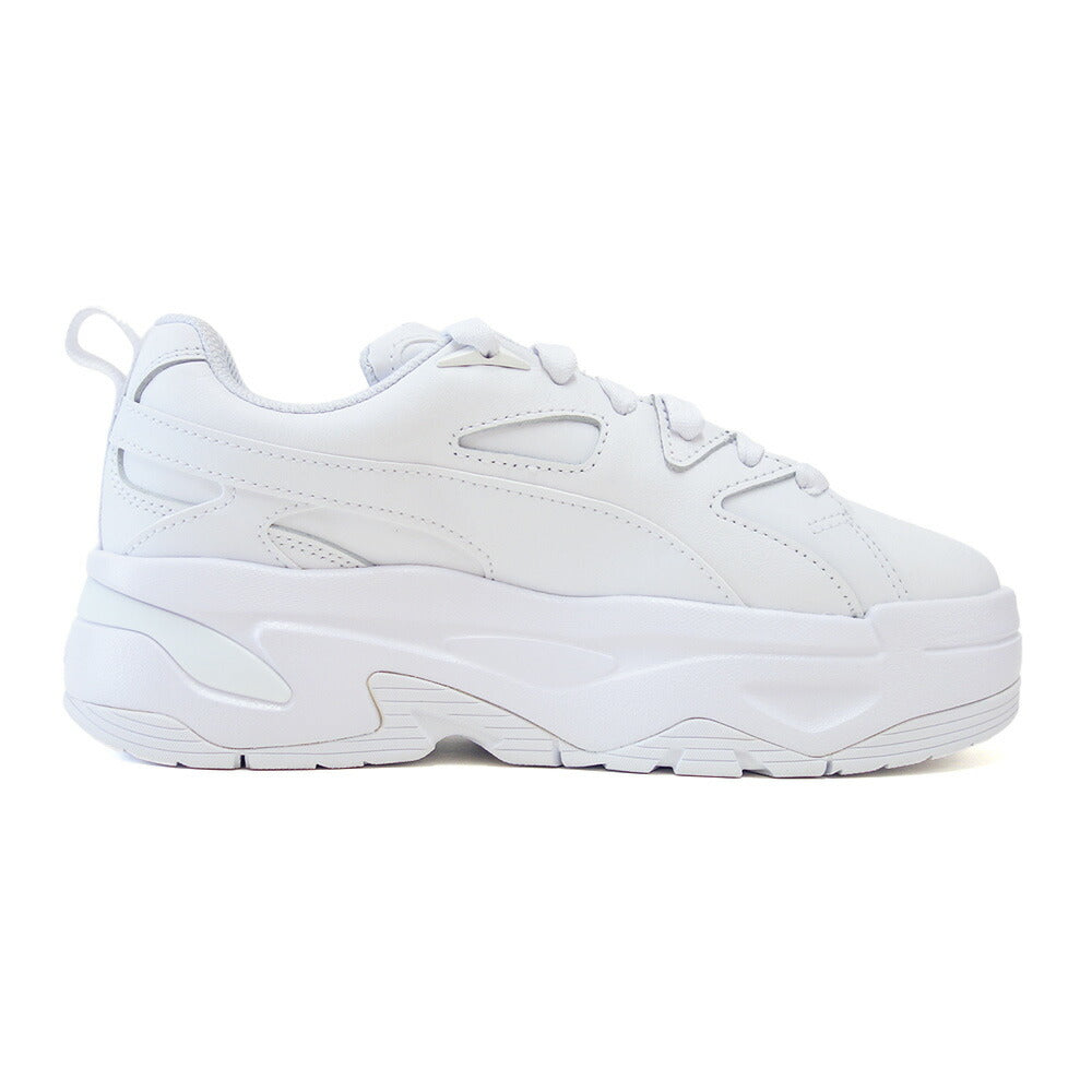プーマPUMAブラスタードレスコードウィメンズスニーカー39609401pumawhite(レディース)天然皮革厚底ローカットスニーカーウォーキング「靴」