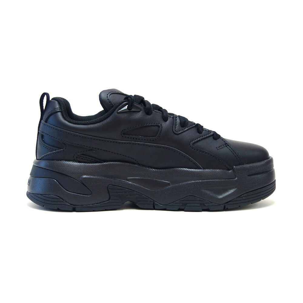 プーマPUMAブラスタードレスコードウィメンズスニーカー39609402pumablack(レディース)天然皮革厚底ローカットスニーカーウォーキング「靴」