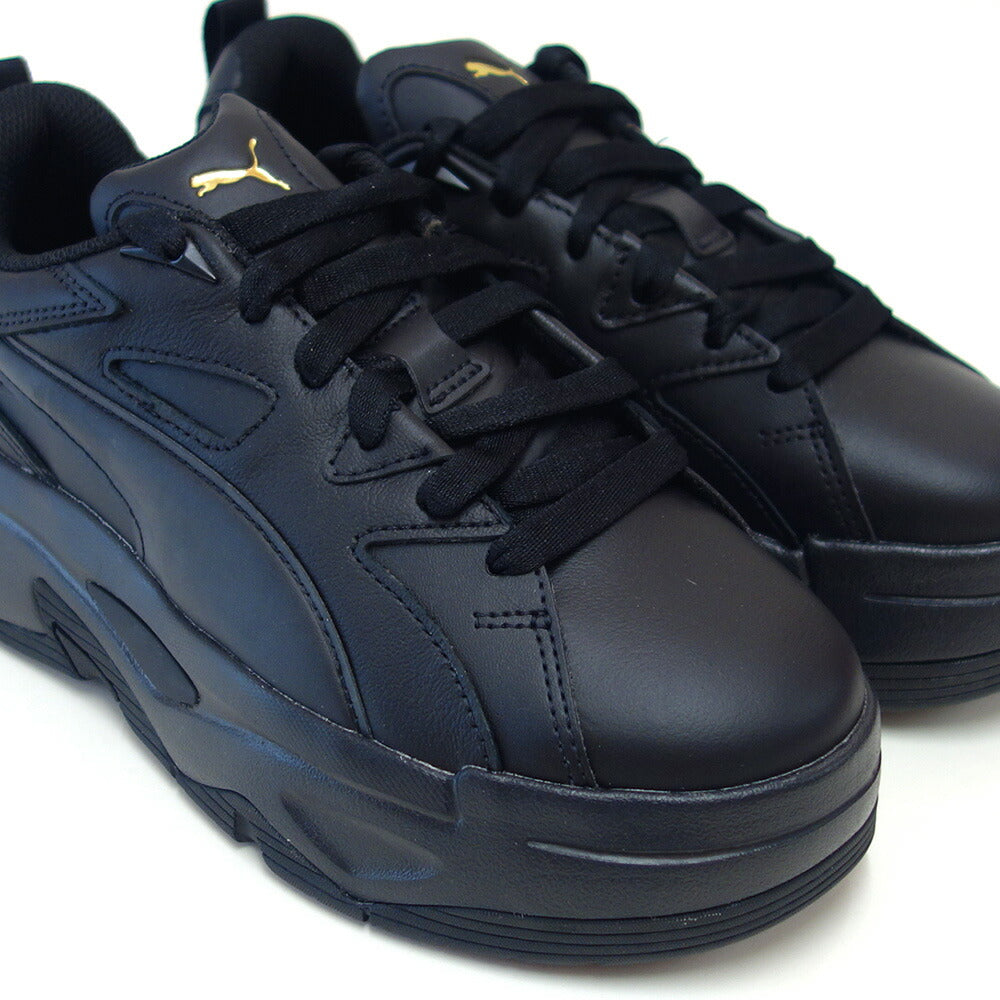 プーマPUMAブラスタードレスコードウィメンズスニーカー39609402pumablack(レディース)天然皮革厚底ローカットスニーカーウォーキング「靴」