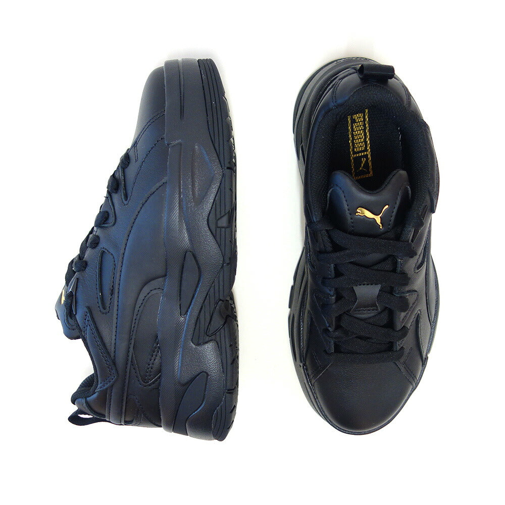 プーマPUMAブラスタードレスコードウィメンズスニーカー39609402pumablack(レディース)天然皮革厚底ローカットスニーカーウォーキング「靴」