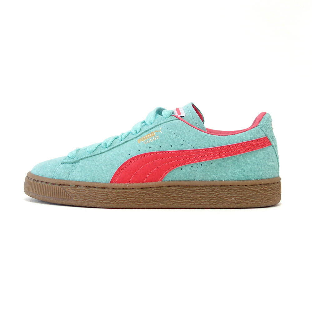 プーマPUMAスウェードTERRACEウィメンズスニーカー39645105Mint-Gum(レディース)スエードレザーローカットスニーカーウォーキング「靴」