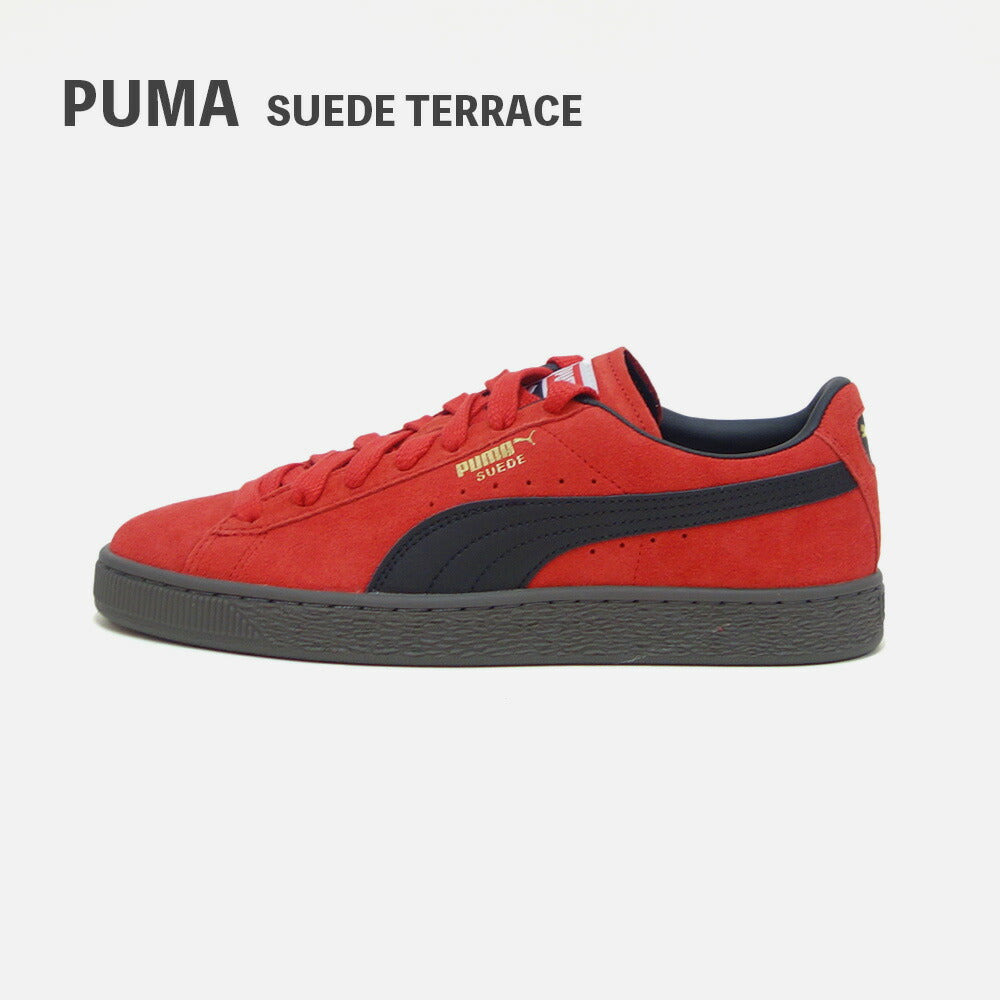 プーマPUMASUEDETERRACE39645107スウェードテラススエードレザーローカットスニーカーカジュアルお洒落赤革メンズユニセックス「靴」