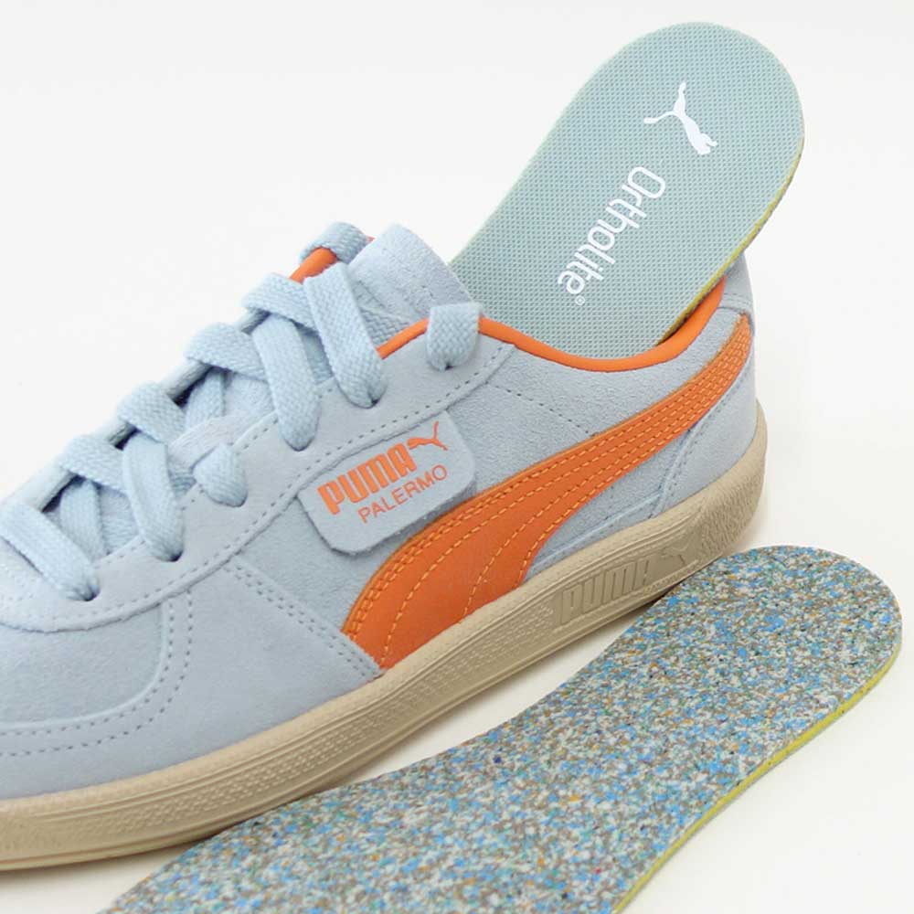 プーマPUMAユニセックスパレルモスニーカー39646354ModernMint-MapleSyrup(レディース)スエードレザーローカットスニーカーウォーキング「靴」