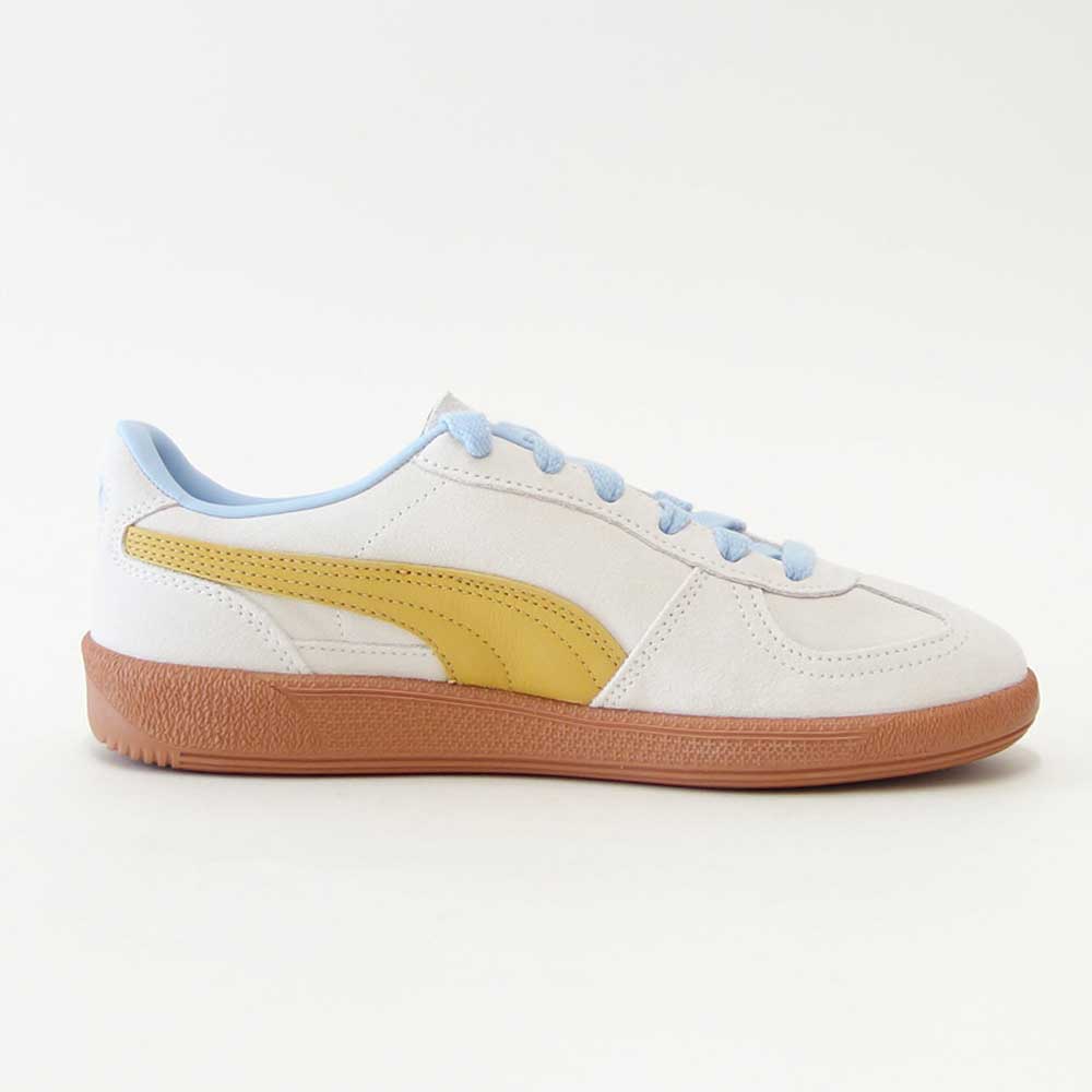 プーマPUMAユニセックスパレルモスニーカー39646362WarmWhite-ArchiveGold(レディース)スエードレザーローカットスニーカーウォーキング「靴」