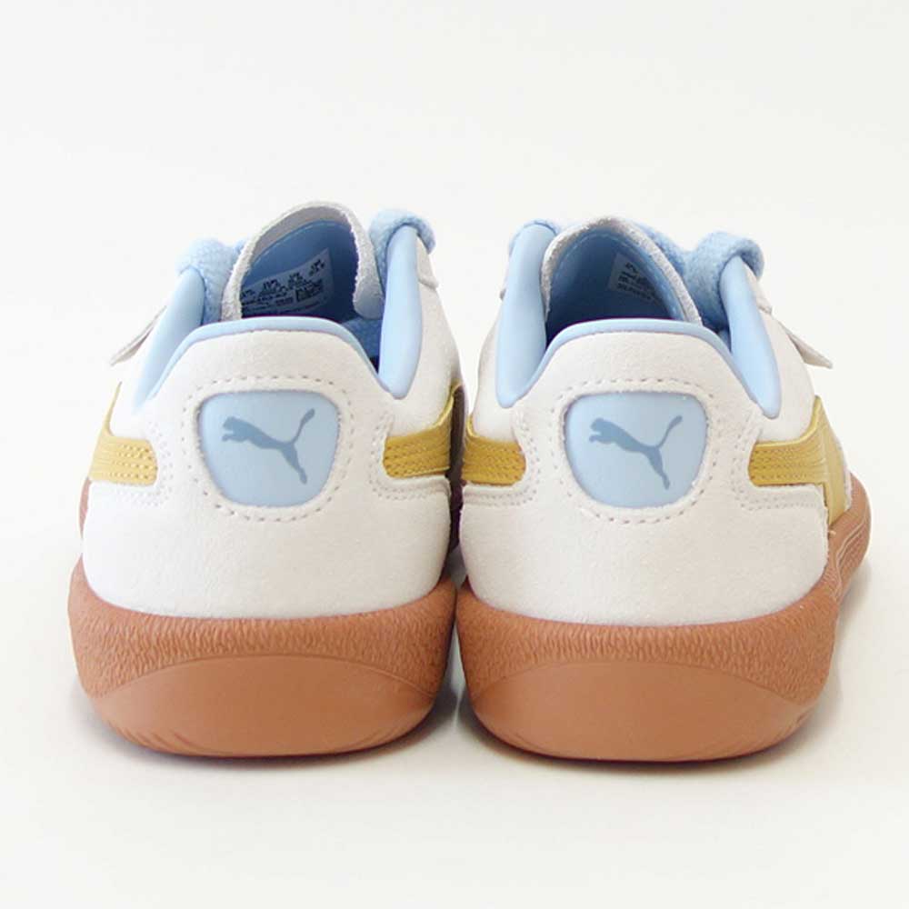 プーマPUMAユニセックスパレルモスニーカー39646362WarmWhite-ArchiveGold(レディース)スエードレザーローカットスニーカーウォーキング「靴」