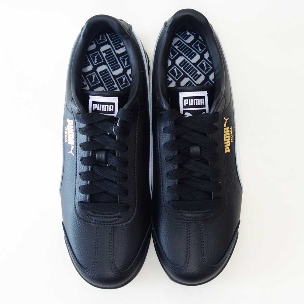 プーマPUMAローマ68REVIVAL39686802PUMABlack-PumaWhite(メンズ)天然皮革ローカットスニーカーウォーキング「靴」