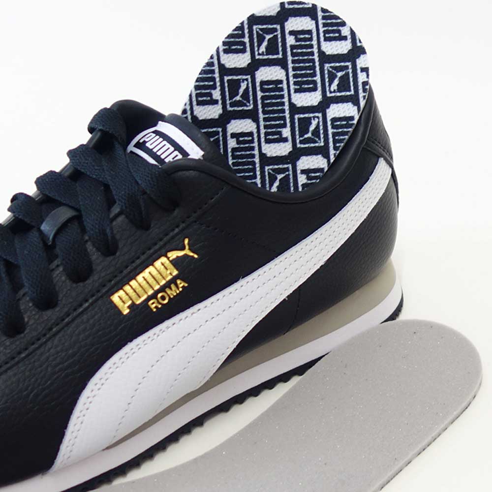 プーマPUMAローマ68REVIVAL39686802PUMABlack-PumaWhite(メンズ)天然皮革ローカットスニーカーウォーキング「靴」