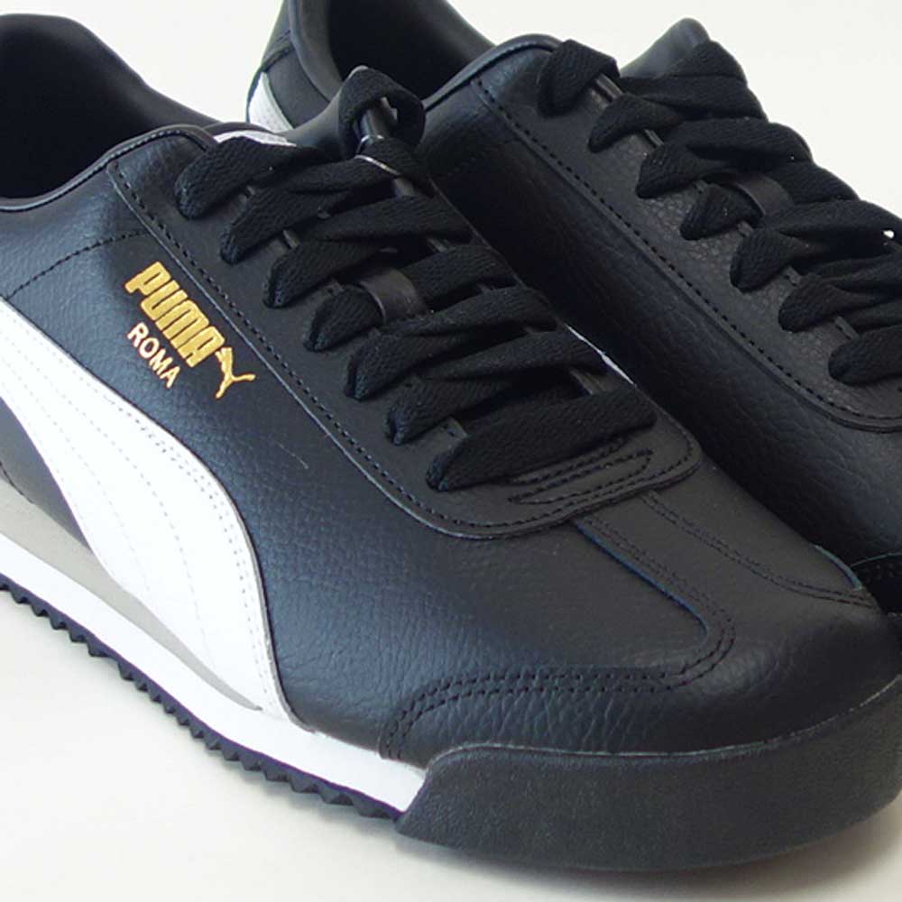 プーマPUMAローマ68REVIVAL39686802PUMABlack-PumaWhite(メンズ)天然皮革ローカットスニーカーウォーキング「靴」
