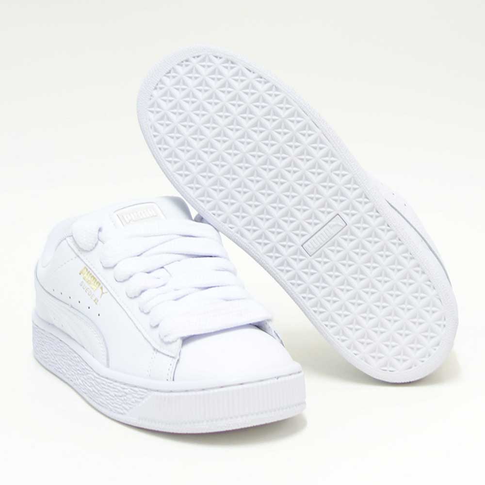 プーマPUMAスウェードXLレザースニーカー39725501PUMAWhite-VaporGray(ユニセックス)ローカットスニーカーウォーキング「靴」