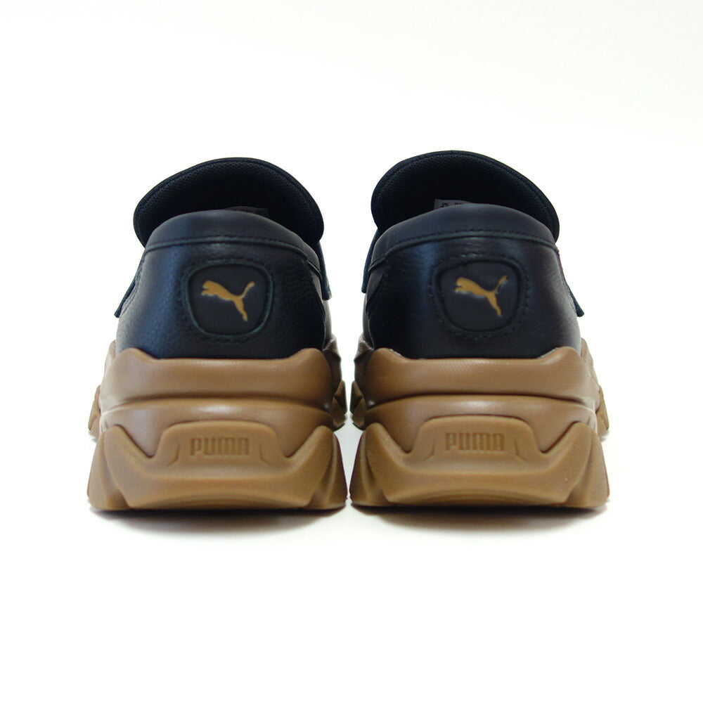 プーマPUMASOPHYRローファーウィメンズスニーカー39773003PUMABlack-Gum(レディース)天然皮革厚底ローカットスニーカースリッポン「靴」