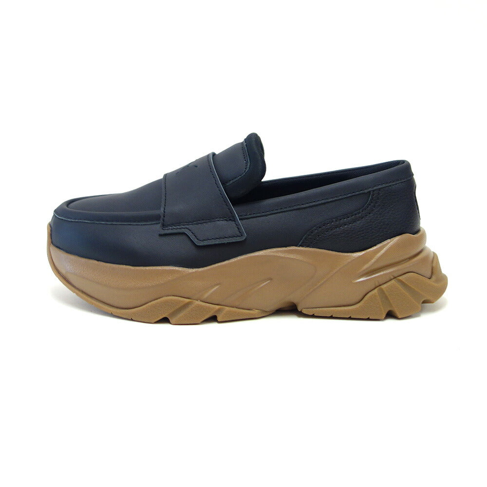 プーマ PUMA SOPHYR ローファー ウィメンズ スニーカー 39773003 PUMA Black-Gum(レディース)天然皮革 厚底 ローカット スニーカー スリッポン「靴」