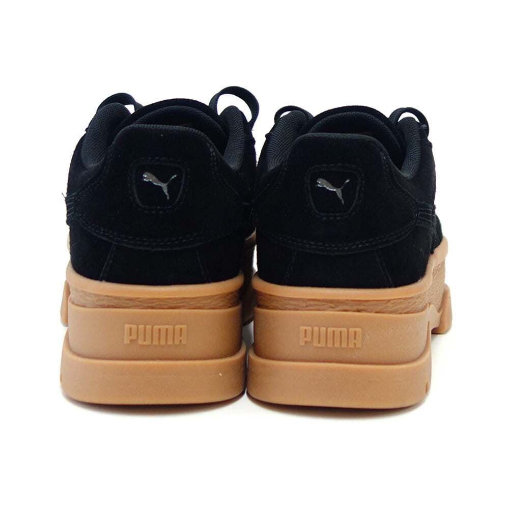 プーマPUMARIVOスウェードスニーカー39834201PUMABlack-PUMABlack(レディース)天然皮革厚底ローカットスニーカーウォーキング「靴」