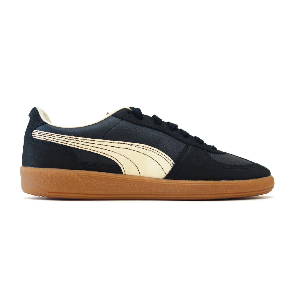 プーマPUMAパレルモPLAYERSLANE39852501PUMABlack-IntenseRed(メンズ)天然皮革ローカットスニーカーウォーキング「靴」