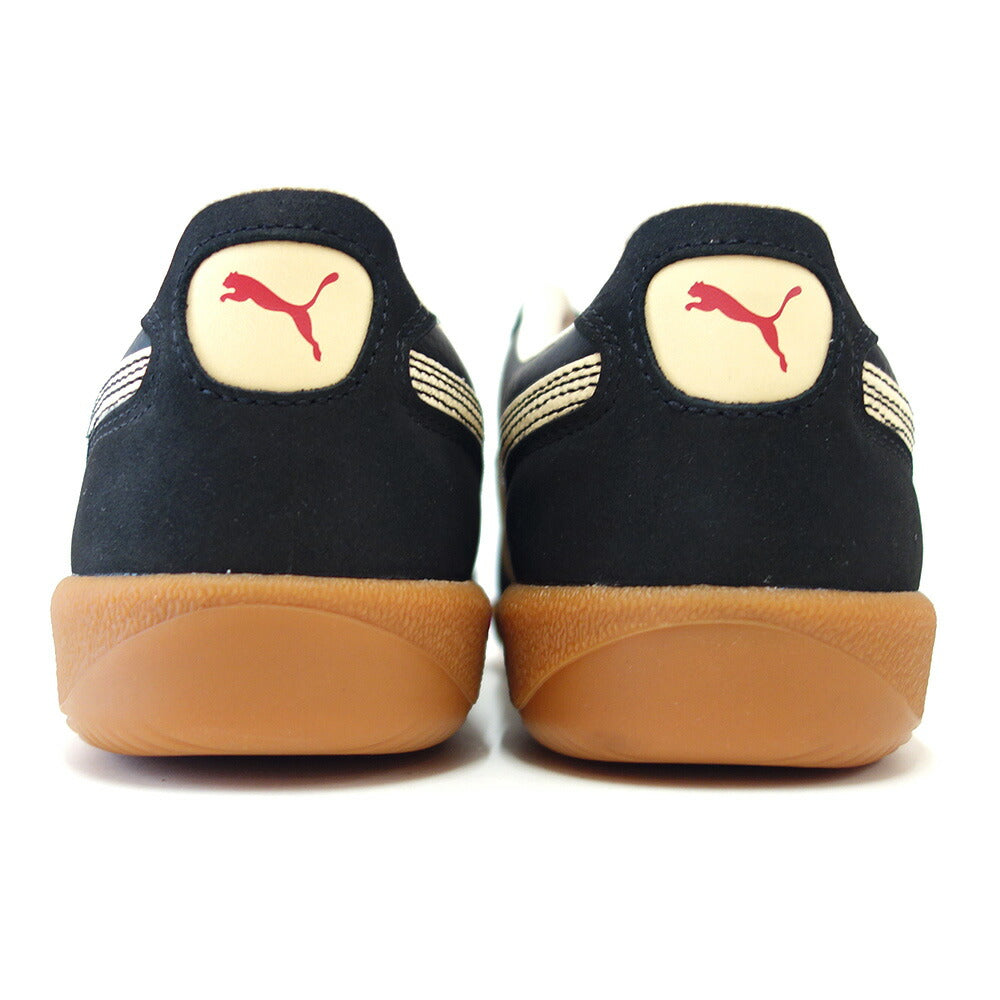 プーマPUMAパレルモPLAYERSLANE39852501PUMABlack-IntenseRed(メンズ)天然皮革ローカットスニーカーウォーキング「靴」