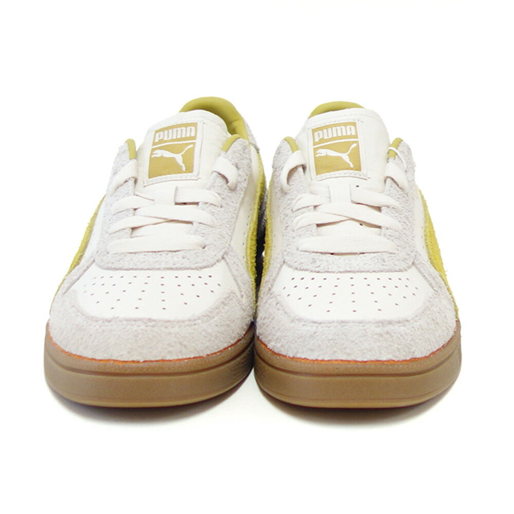 プーマPUMAインドアザネヴァーウォーンIV39876301FrostedIvory-GoldenFog-AlpineSnow(メンズ)天然皮革ローカットスニーカーウォーキング「靴」