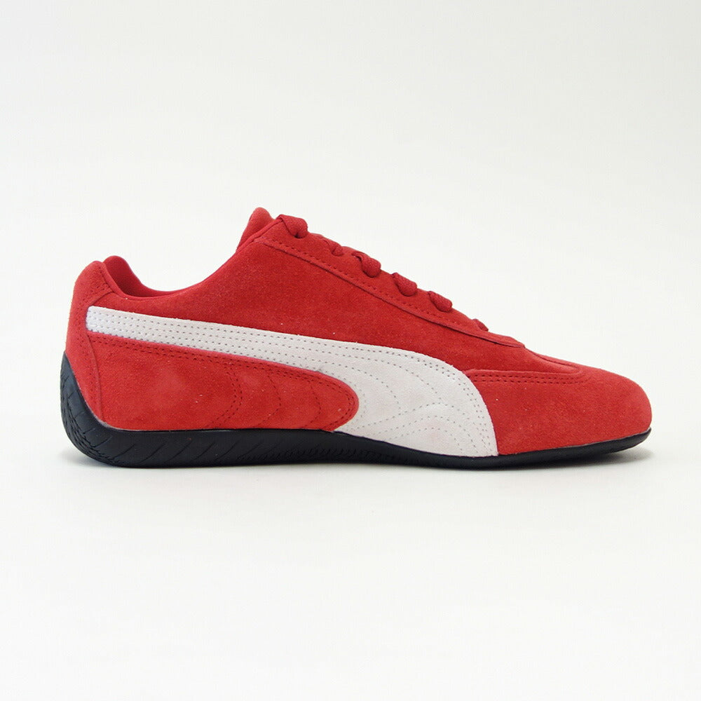 プーマPUMAスピードキャットOG39884602ForAllTimeRed-PUMAWhite(ユニセックス)スエード天然皮革ローカットスニーカー赤レッドストリートカジュアル「靴」