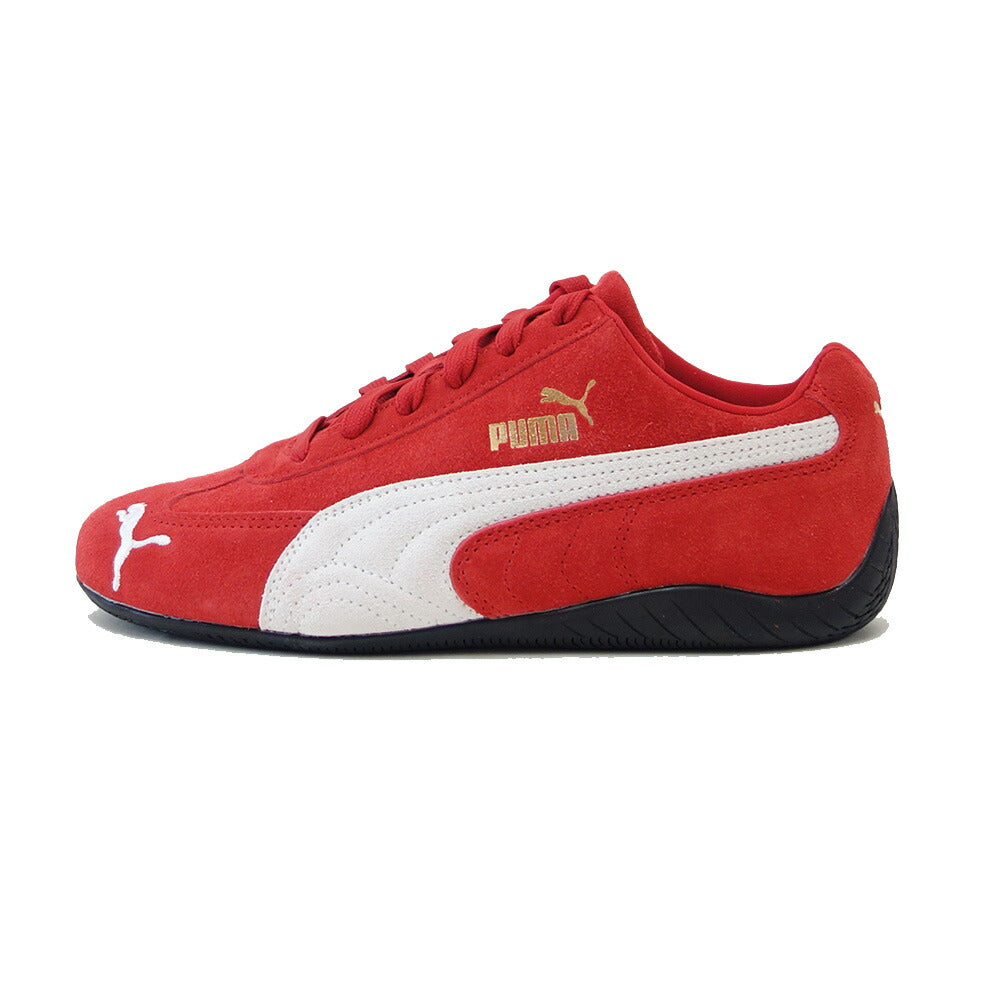 プーマ PUMA スピードキャット OG 39884602 For All Time Red-PUMA White(ユニセックス)スエード 天然皮革 ローカット スニーカー 赤 レッド ストリート カジュアル「靴」