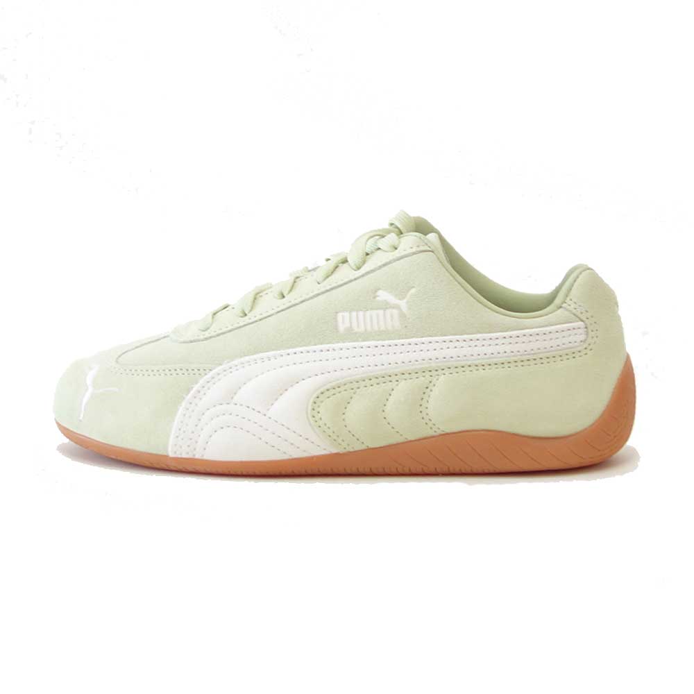 プーマ PUMA スピードキャット OG 39884648 Pistachio Green-Warm White(レディース)スエード 天然皮革 ローカット スニーカー ストリート カジュアル「靴」