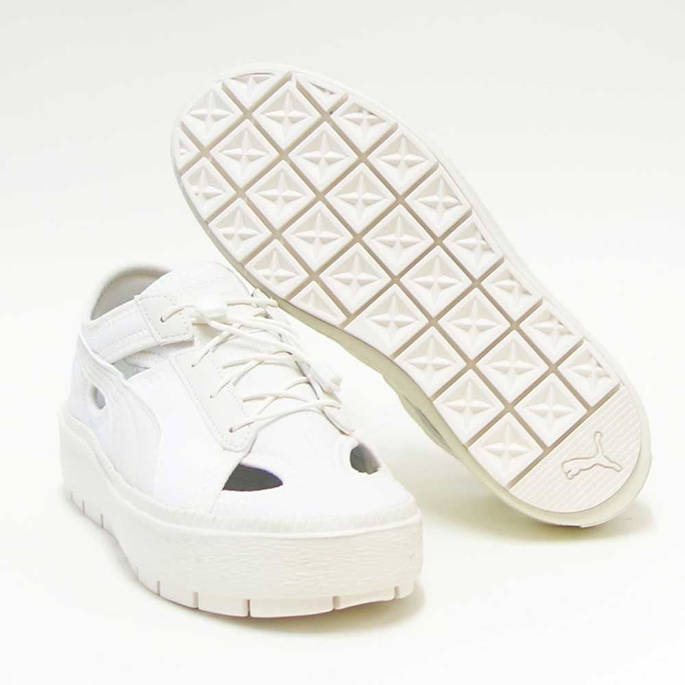 プーマPUMAプラットフォームトレースライトミュールMUウィメンズスニーカー39915301WarmWhite(レディース)厚底ローカットシューズ「靴」