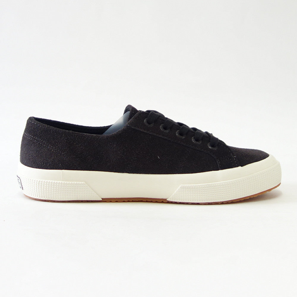 スペルガ SUPERGA 2750 SUEDE(ユニセックス)BLACK BRISTOL-FAVORIO (3a111e6wai5) 風合いの良い天然皮革スニーカー スエード 「靴」