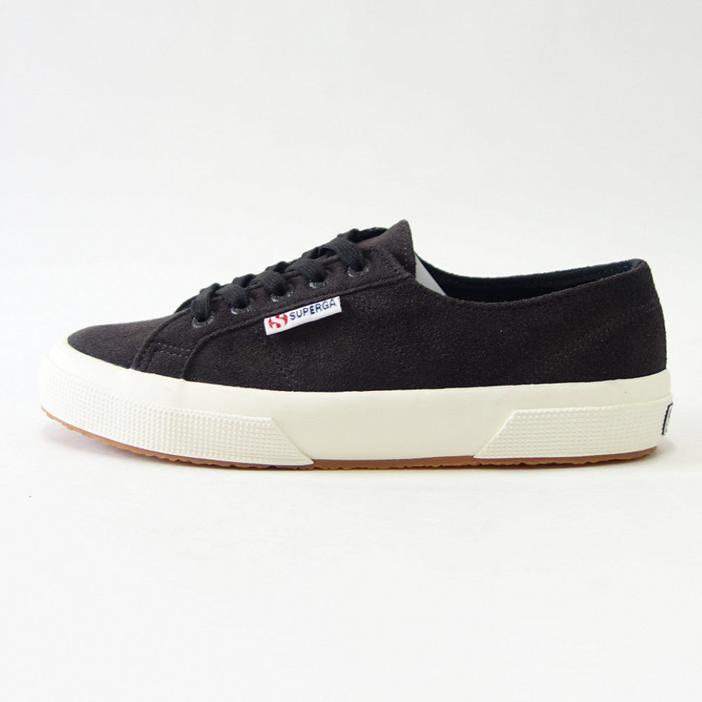 スペルガ SUPERGA 2750 SUEDE(ユニセックス)BLACK BRISTOL-FAVORIO (3a111e6wai5) 風合いの良い天然皮革スニーカー スエード 「靴」