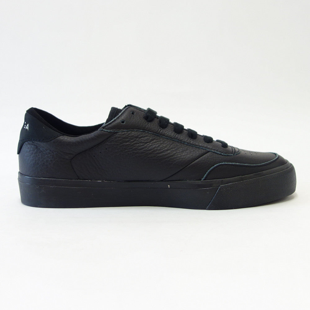 スペルガ SUPERGA 3843 COURT(ユニセックス)ブラック (3a5135ewakc) 天然皮革 レザースニーカー 「靴」