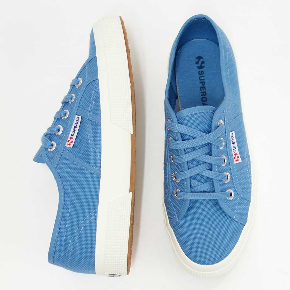 【SALE 30%OFF】 スペルガ SUPERGA 2750-COTU CLASSIC(ユニセックス)BLUE LT CYANEUS-F AVORIO_ANP (3s000010anp) ナチュラルなキャンバススニーカー 「靴」