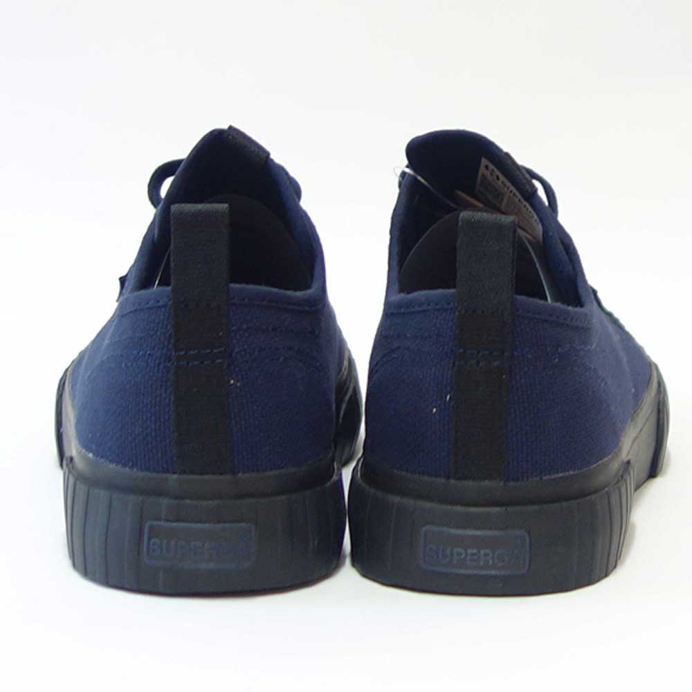 【SALE 20%OFF】 スペルガ SUPERGA 2630-STRIPE WEBBING(ユニセックス)ネイビー/ブラック (3s5125gwaow) ナチュラル キャンバス スニーカー ミリタリー メンズ シューズ 「靴」