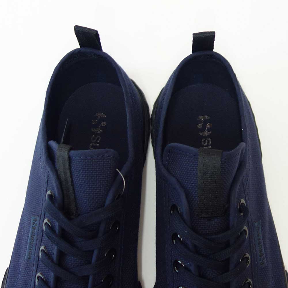 【SALE 20%OFF】 スペルガ SUPERGA 2630-STRIPE WEBBING(ユニセックス)ネイビー/ブラック (3s5125gwaow) ナチュラル キャンバス スニーカー ミリタリー メンズ シューズ 「靴」