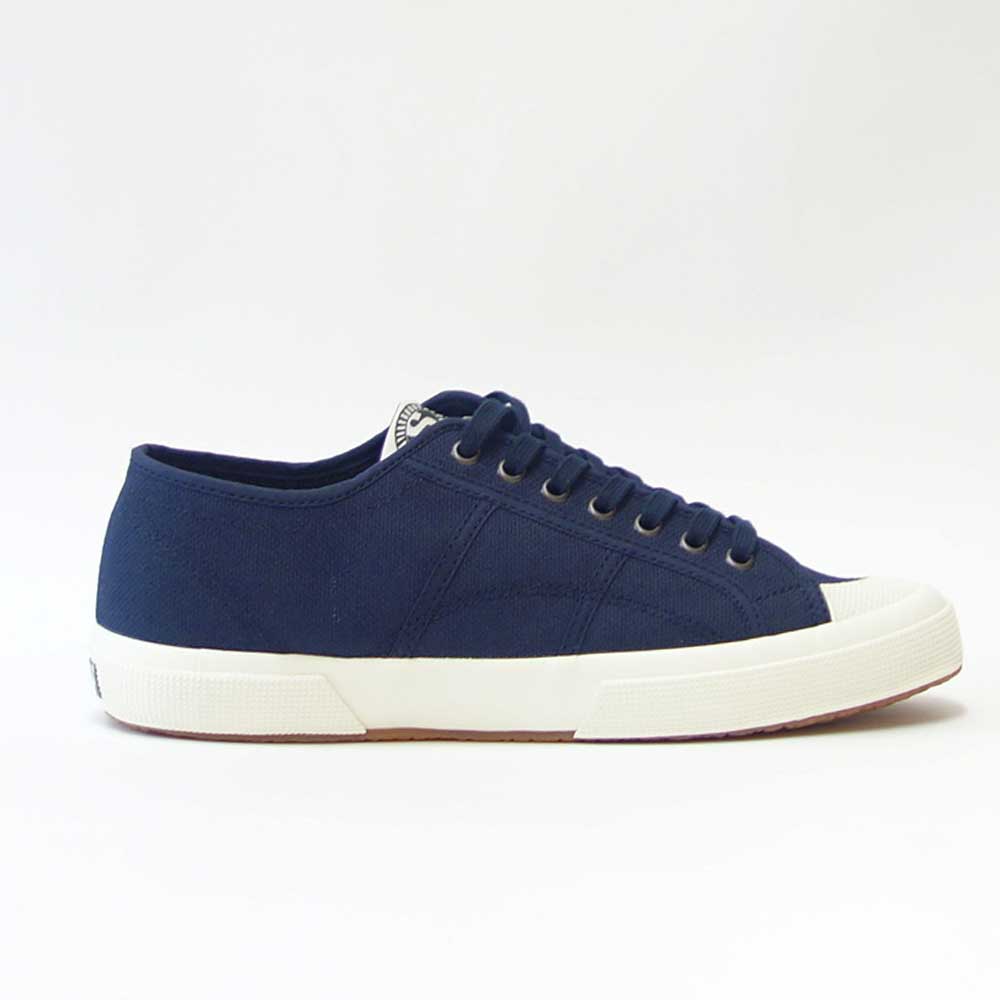 【SALE 20%OFF】 スペルガ SUPERGA 2390-MILITARY 7 EYELETS(メンズ)ネイビーブルー (3s7112xwadi) ナチュラル キャンバススニーカー ミリタリー 「靴」