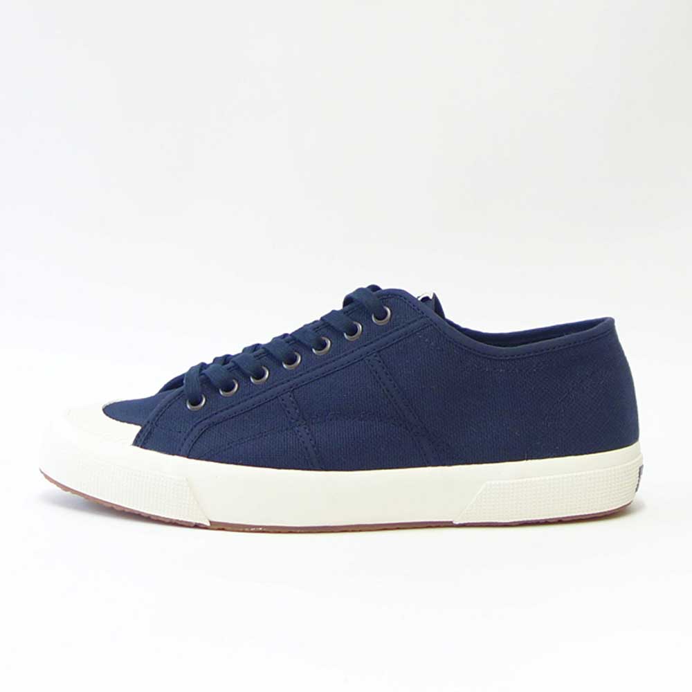 【SALE 20%OFF】 スペルガ SUPERGA 2390-MILITARY 7 EYELETS(メンズ)ネイビーブルー (3s7112xwadi) ナチュラル キャンバススニーカー ミリタリー 「靴」