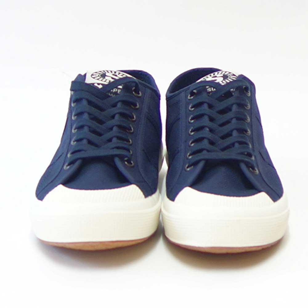 【SALE 20%OFF】 スペルガ SUPERGA 2390-MILITARY 7 EYELETS(メンズ)ネイビーブルー (3s7112xwadi) ナチュラル キャンバススニーカー ミリタリー 「靴」