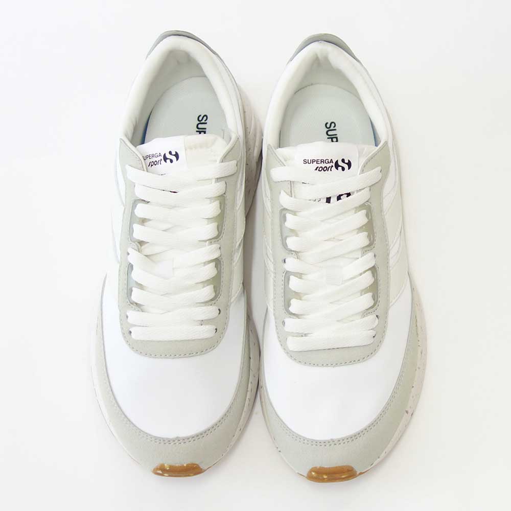 【SALE 40%OFF】 スペルガ SUPERGA 4089 TRAINING 9TS SLIM VEGAN(ユニセックス)ホワイト (3s7128gwa4v) クラシック ランニングシューズ スニーカー 「靴」