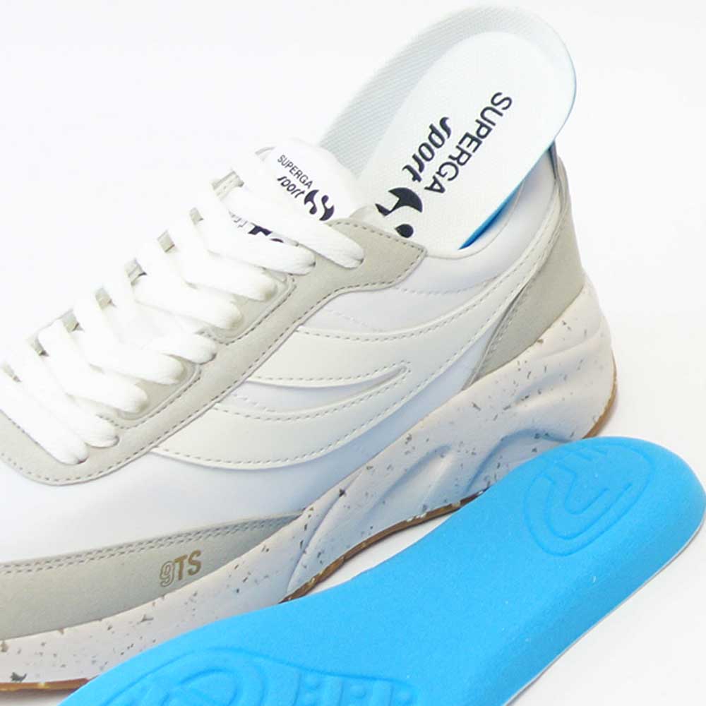 【SALE 40%OFF】 スペルガ SUPERGA 4089 TRAINING 9TS SLIM VEGAN(ユニセックス)ホワイト (3s7128gwa4v) クラシック ランニングシューズ スニーカー 「靴」