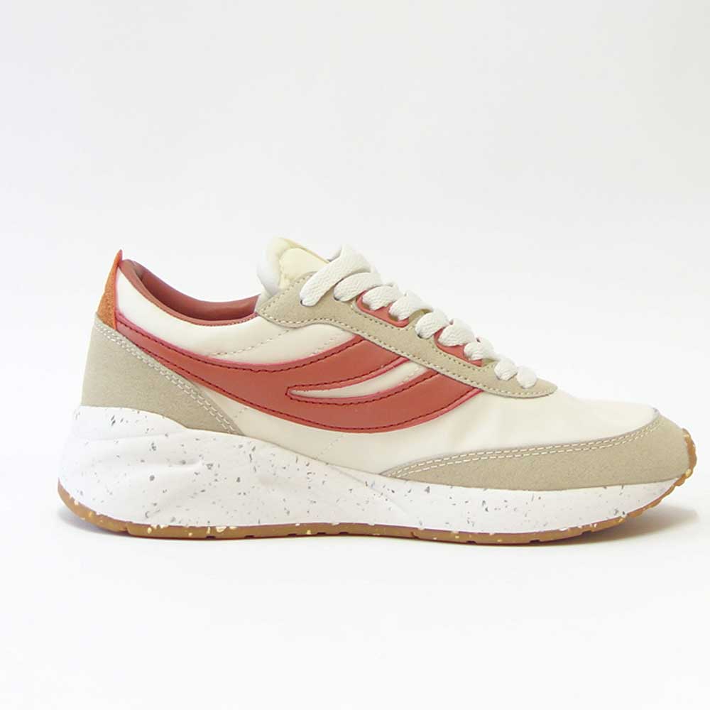 【SALE 40%OFF】 スペルガ SUPERGA 4089 TRAINING 9TS SLIM VEGAN(ユニセックス)アイボリー/レンガ (3s7128gwa6k) クラシック ランニングシューズ スニーカー 「靴」