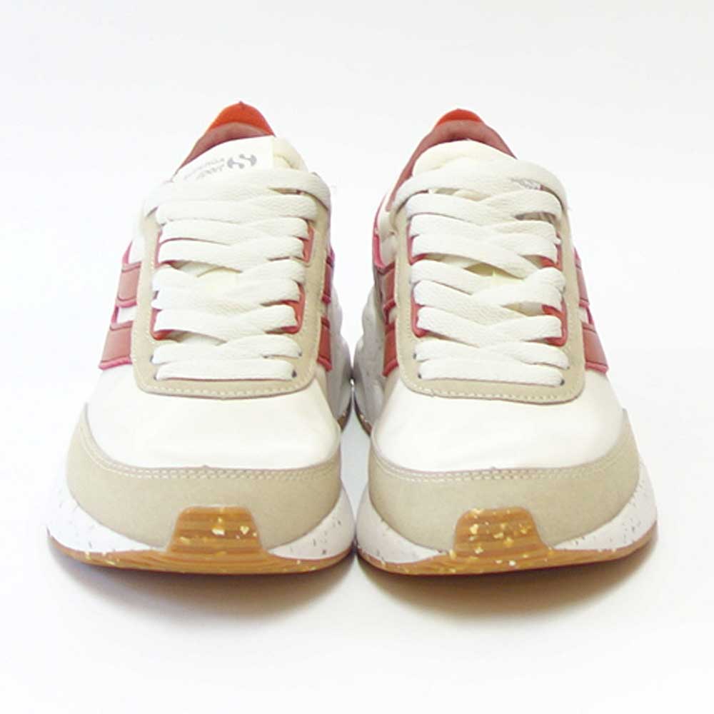 【SALE 40%OFF】 スペルガ SUPERGA 4089 TRAINING 9TS SLIM VEGAN(ユニセックス)アイボリー/レンガ (3s7128gwa6k) クラシック ランニングシューズ スニーカー 「靴」