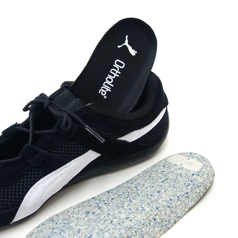 プーマPUMAスピードキャットGO40358901PUMABlack-PUMAWhite(レディース)スエード天然皮革ローカットスニーカーブラック「靴」