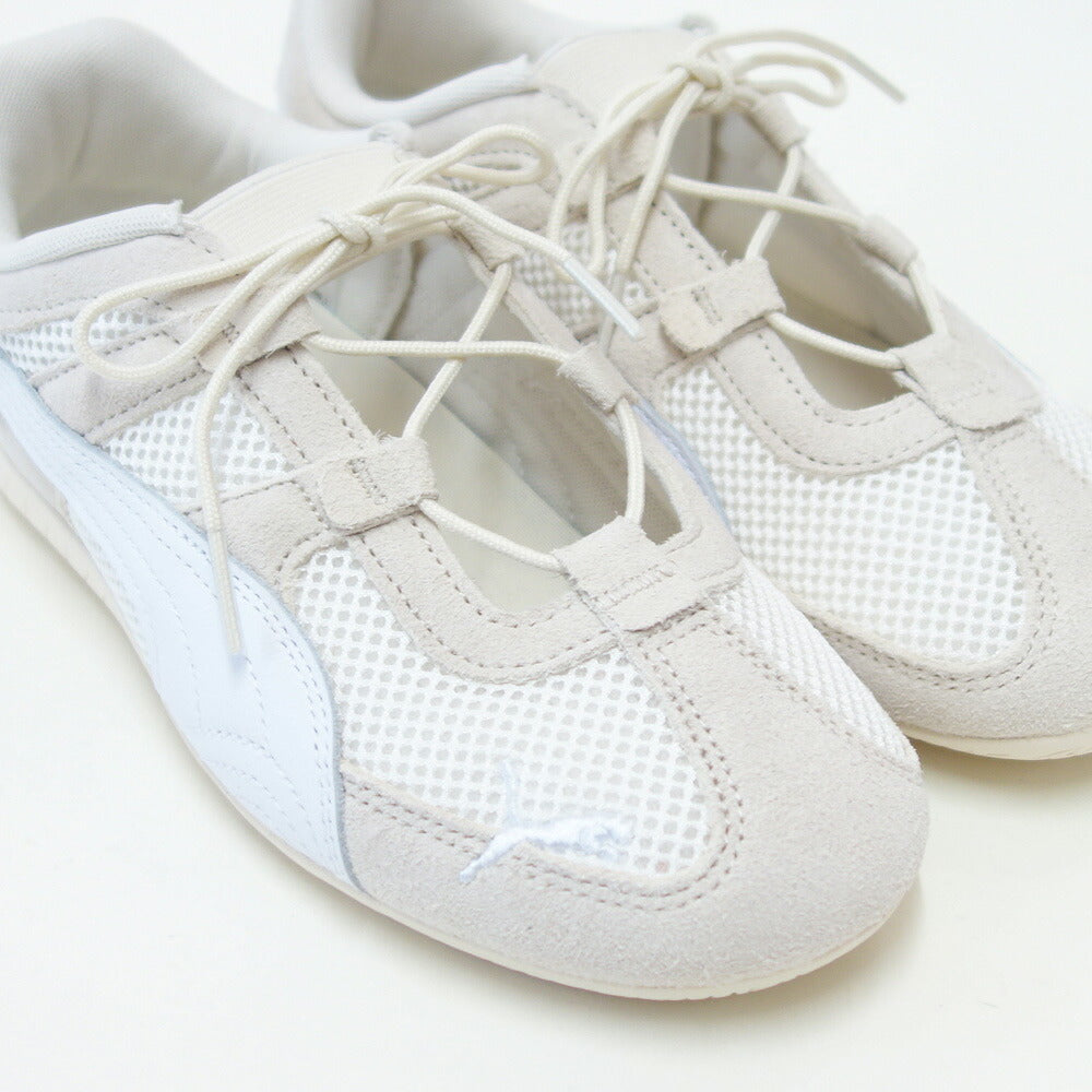 プーマPUMAスピードキャットGO40358904AlpineSnow-PUMAWhite(レディース)スエード天然皮革ローカットスニーカーブラック「靴」