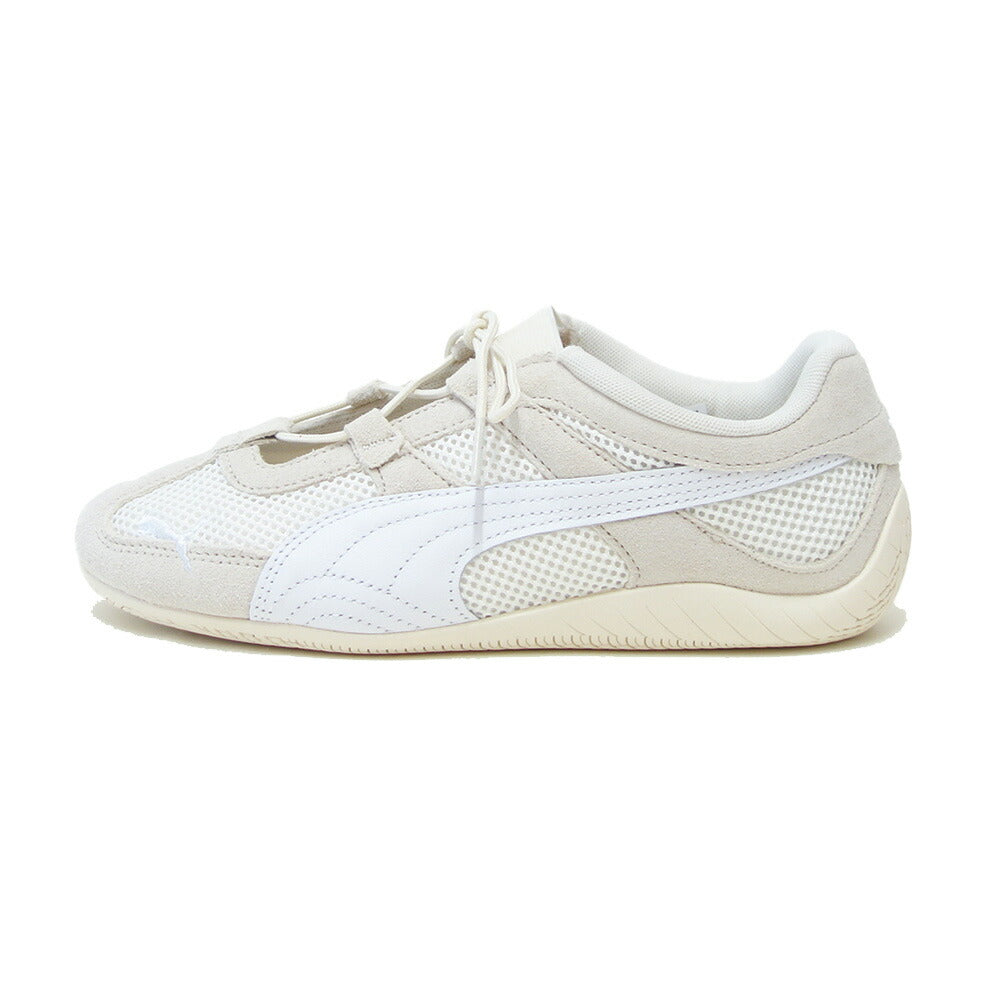 プーマ PUMA スピードキャット GO 40358904 Alpine Snow-PUMA White (レディース) スエード 天然皮革 ローカット スニーカー ブラック 「靴」