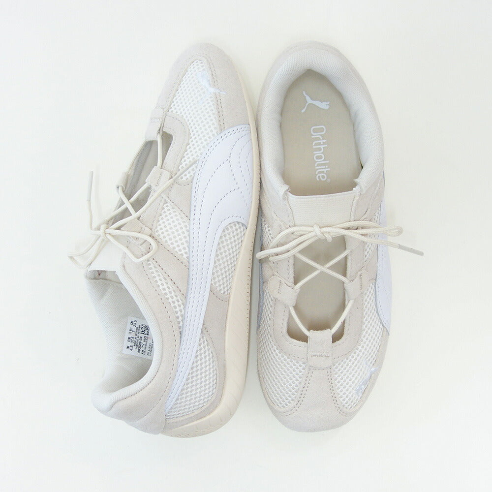 プーマPUMAスピードキャットGO40358904AlpineSnow-PUMAWhite(レディース)スエード天然皮革ローカットスニーカーブラック「靴」
