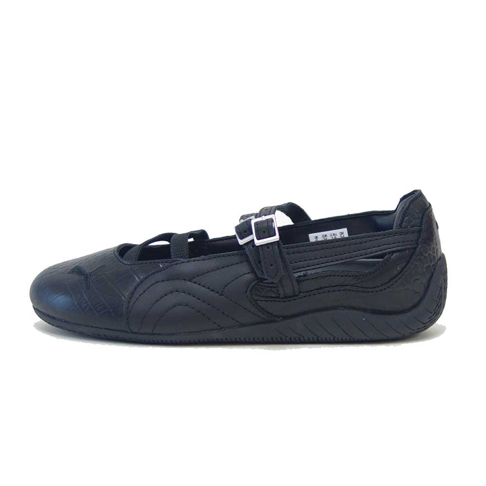 プーマ PUMA スピードキャット BALLET CROC 40532701 PUMA Black (レディース) 天然皮革 バレエシューズ スニーカー 「靴」