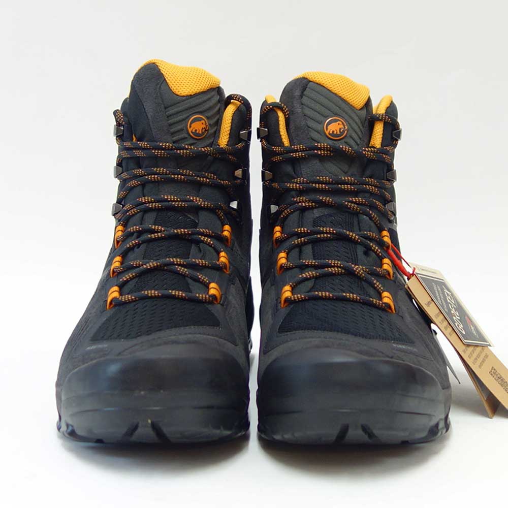 MAMMUT マムート Sapuen High GTX Men 303004241(メンズ)カラー:black-dark radiant(00132) アウトドアスニーカー ウォーキングシューズ 防水ハイキングシューズ「靴」