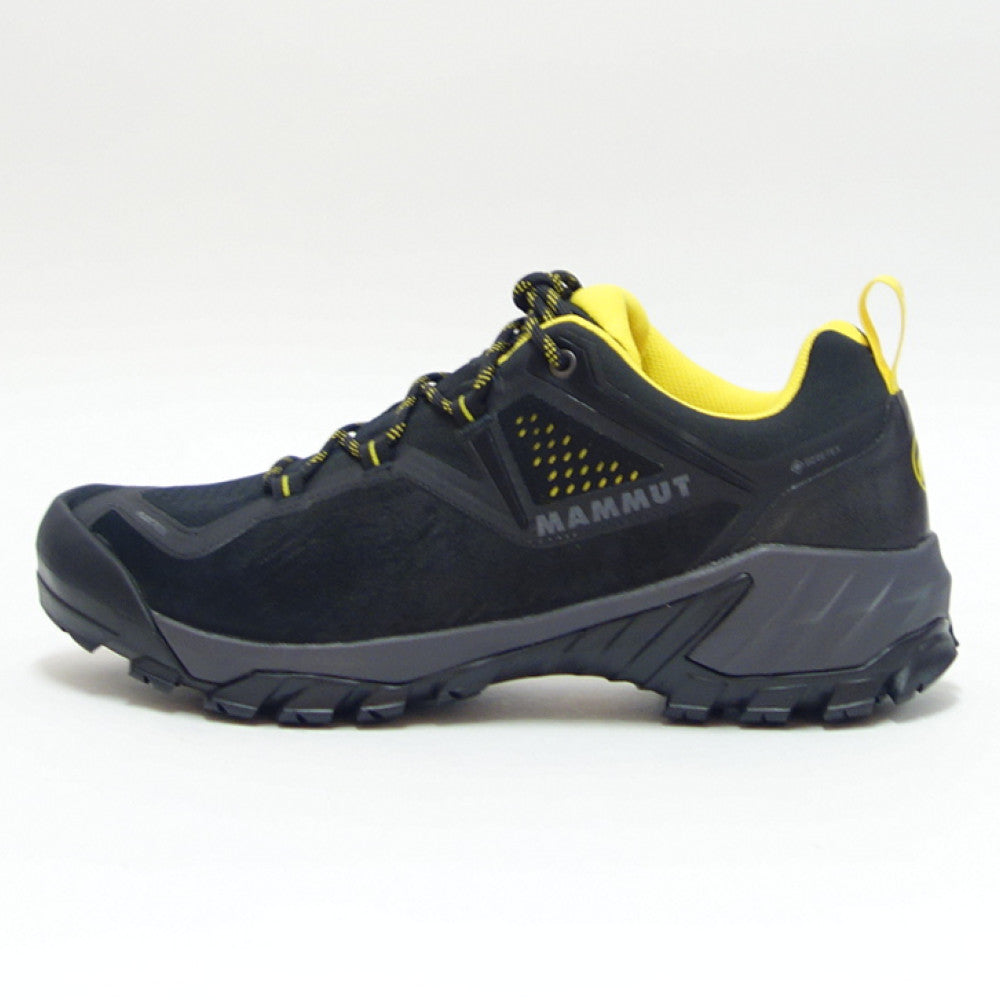 MAMMUT マムート Sapuen Low GTX Men 303004260(メンズ)カラー:black-dark blazing(00574) アウトドアスニーカー ウォーキングシューズ 防水ハイキングシューズ「靴」